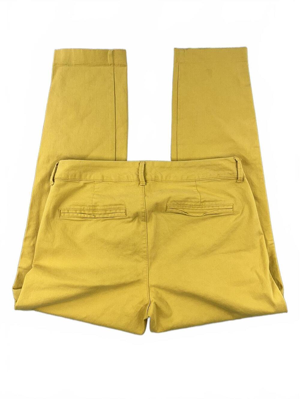 Old Navy Pixie Mustard Yellow Slim Fit Chino Pants